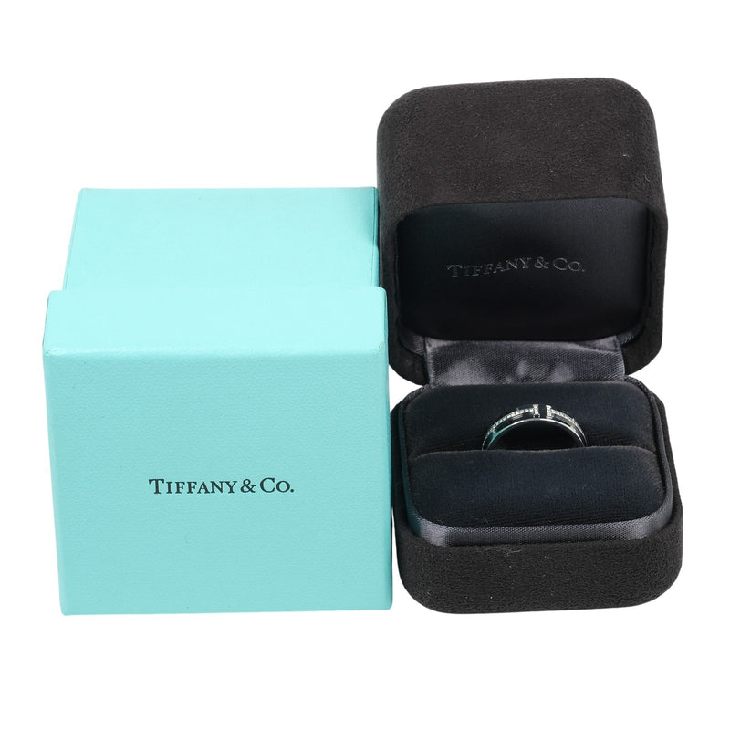 【TIFFANY&Co.】ティファニー Tワイド リング・指輪
 17.5号