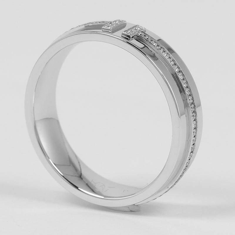 【TIFFANY&Co.】ティファニー Tワイド リング・指輪
 17.5号