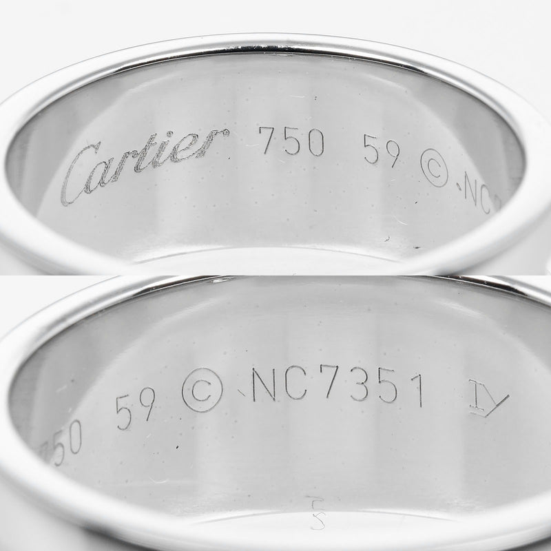 【CARTIER】カルティエ
 2C 19号 リング・指輪
 K18ホワイトゴールド×1P ダイヤモンド 約13.5g 2C メンズAランク