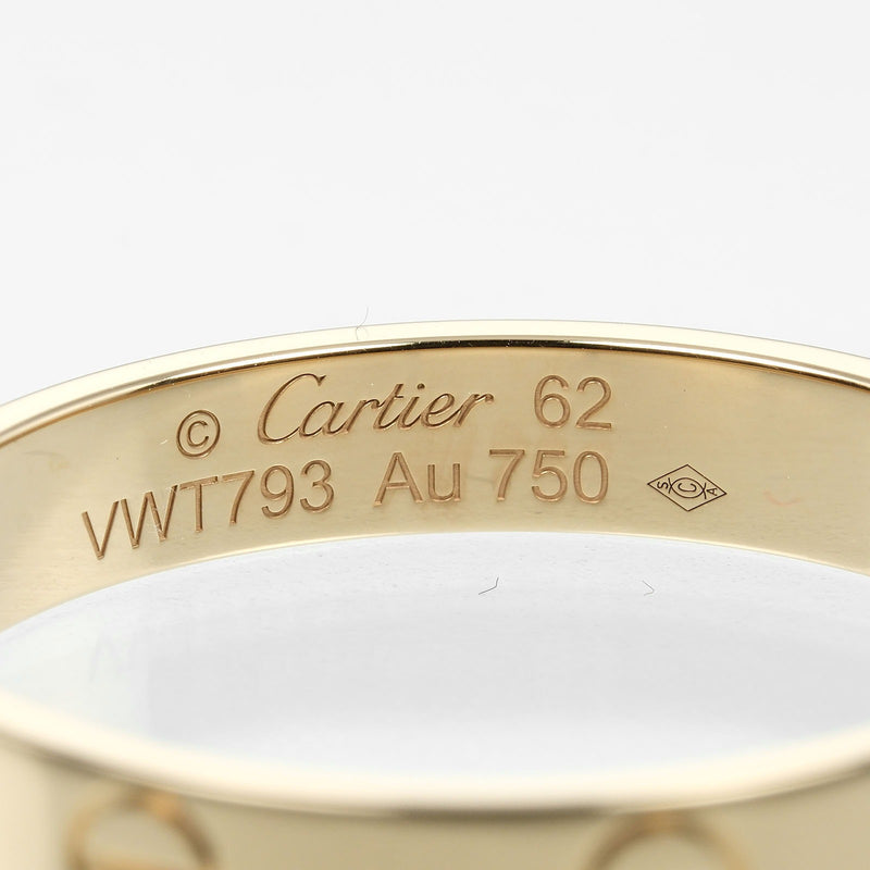 【CARTIER】カルティエ
 ミニラブ ウェディング 21号 リング・指輪
 K18イエローゴールド 約3.85g mini love wedding メンズAランク