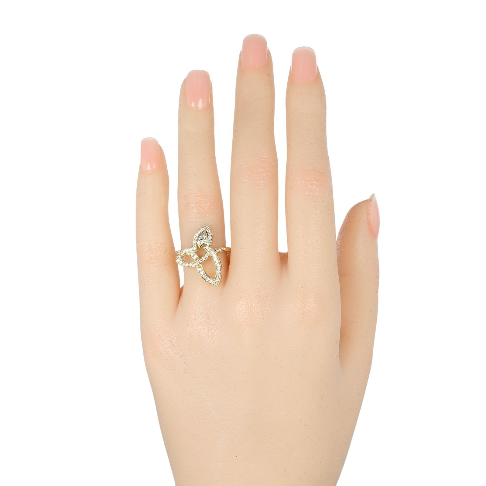 HARRY WINSTON】ハリーウィンストン リリークラスター リング・指輪