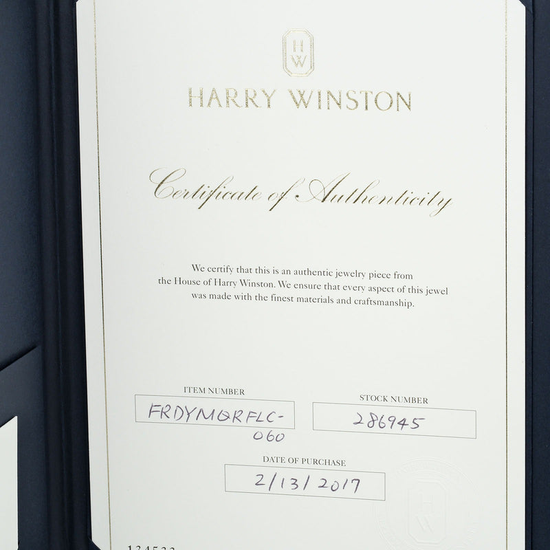 【HARRY WINSTON】ハリーウィンストン
 リリークラスター 11.5号 リング・指輪
 K18イエローゴールド×ダイヤモンド 約6.34g Lily cluster レディースAランク