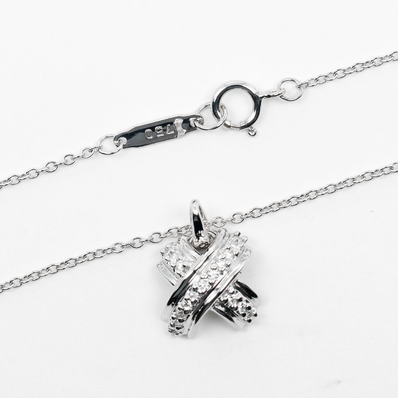 仙101 Tiffany&Co. シグネチャー クロス ネックレス シルバー 925 約