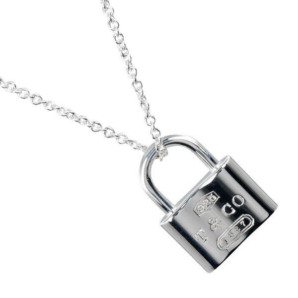 【TIFFANY&Co.】ティファニー
 1837 ロック ネックレス
 シルバー925 約9.47g 1837 Lock レディースAランク