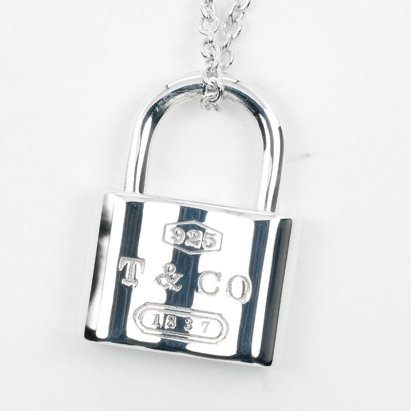 【TIFFANY&Co.】ティファニー
 1837 ロック ネックレス
 シルバー925 約9.47g 1837 Lock レディースAランク