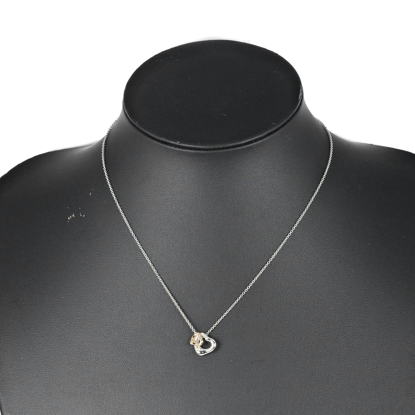 TIFFANY&Co.】ティファニー ダブル オープンハート ネックレス