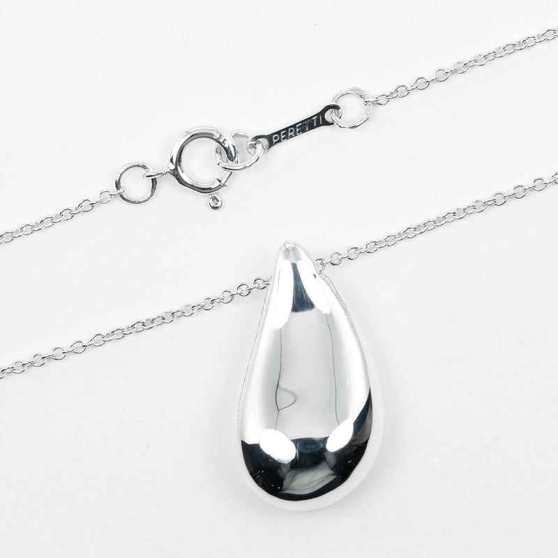 【TIFFANY&Co.】ティファニー
 ティアドロップ ラージ ネックレス
 60cmチェーン シルバー925 約9g Teardrop Large レディースAランク