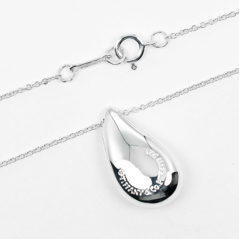 【TIFFANY&Co.】ティファニー
 ティアドロップ ラージ ネックレス
 60cmチェーン シルバー925 約9g Teardrop Large レディースAランク