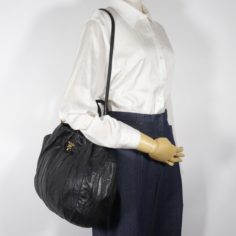 【PRADA】プラダ ロゴ ハンドバッグ