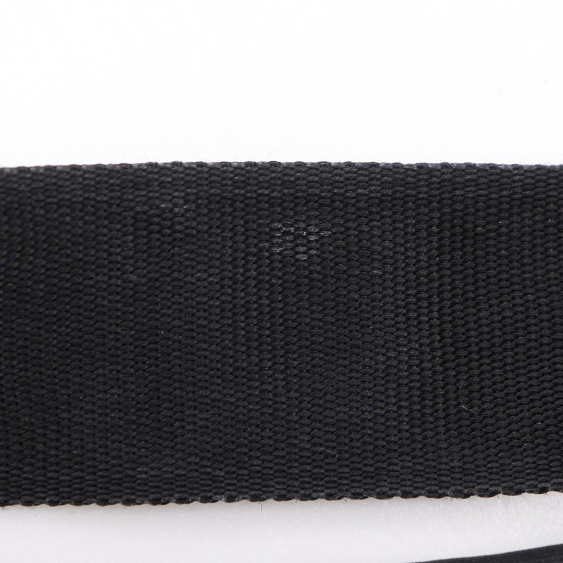 [FENDI] Fendi 
 logo handbag 
 One handle nylon canvas black handbag Fastener logo Ladies B-rank