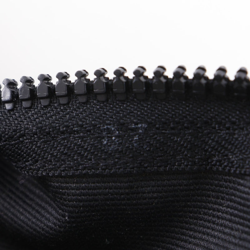 [FENDI] Fendi 
 logo handbag 
 One handle nylon canvas black handbag Fastener logo Ladies B-rank