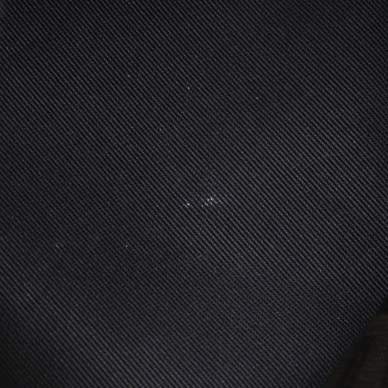 [FENDI] Fendi 
 logo handbag 
 One handle nylon canvas black handbag Fastener logo Ladies B-rank