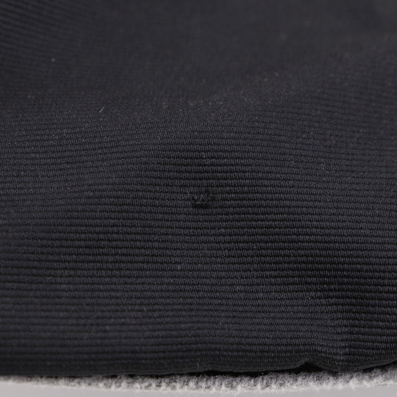 [FENDI] Fendi 
 logo handbag 
 One handle nylon canvas black handbag Fastener logo Ladies B-rank