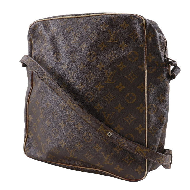 【LOUIS VUITTON】ルイ・ヴィトン
 マルソー ショルダーバッグ
 ヴィンテージ M40264 モノグラムキャンバス 茶 手提げ,A5 ファスナー Marceau ユニセックスB-ランク