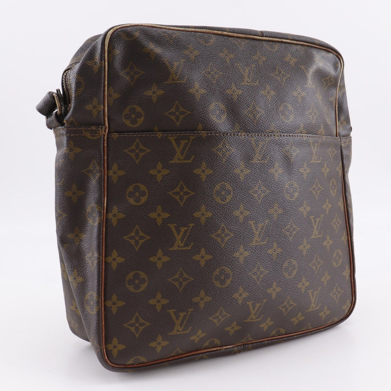 【LOUIS VUITTON】ルイ・ヴィトン
 マルソー ショルダーバッグ
 ヴィンテージ M40264 モノグラムキャンバス 茶 手提げ,A5 ファスナー Marceau ユニセックスB-ランク