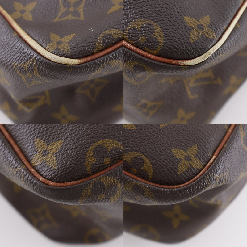 【LOUIS VUITTON】ルイ・ヴィトン
 マルソー ショルダーバッグ
 ヴィンテージ M40264 モノグラムキャンバス 茶 手提げ,A5 ファスナー Marceau ユニセックスB-ランク