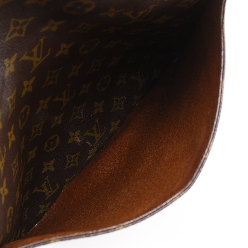 【LOUIS VUITTON】ルイ・ヴィトン
 マルソー ショルダーバッグ
 ヴィンテージ M40264 モノグラムキャンバス 茶 手提げ,A5 ファスナー Marceau ユニセックスB-ランク