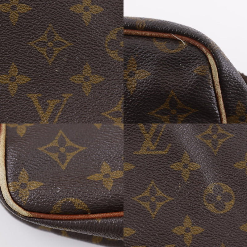 【LOUIS VUITTON】ルイ・ヴィトン
 マルソー ショルダーバッグ
 ヴィンテージ M40264 モノグラムキャンバス 茶 手提げ,A5 ファスナー Marceau ユニセックスB-ランク