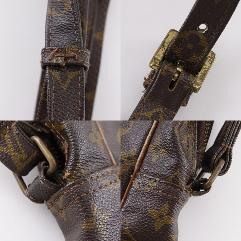 【LOUIS VUITTON】ルイ・ヴィトン
 マルソー ショルダーバッグ
 ヴィンテージ M40264 モノグラムキャンバス 茶 手提げ,A5 ファスナー Marceau ユニセックスB-ランク