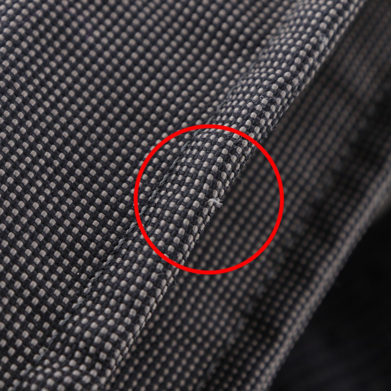 [HERMES] Hermes 
 Sac・ PM publicitario Backpack・Mochila 
 Herline Bolso de hombro, bolso de mano, de lona de nailon gris, de 2 vías, con botón a presión A5 Ad PM para mujer