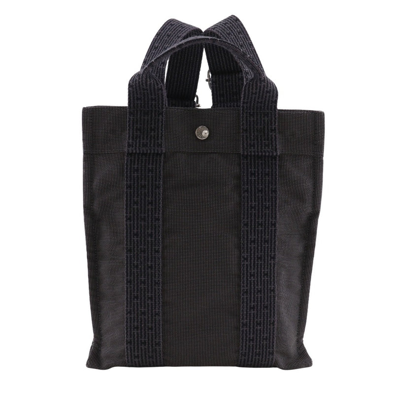 [HERMES] Hermes 
 Sac・ PM publicitario Backpack・Mochila 
 Herline Bolso de hombro, bolso de mano, de lona de nailon gris, de 2 vías, con botón a presión A5 Ad PM para mujer