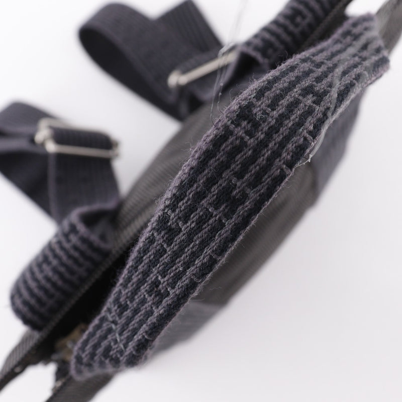 [HERMES] Hermes 
 Sac・ PM publicitario Backpack・Mochila 
 Herline Bolso de hombro, bolso de mano, de lona de nailon gris, de 2 vías, con botón a presión A5 Ad PM para mujer