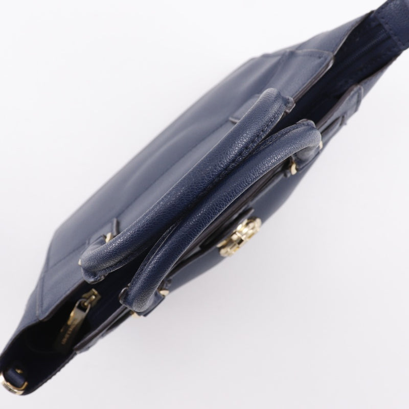 [Michael Kors] Michael Kors 
 hamilton handbag 
 2WAY Shoulder Leather Navy Crossbody Bag, Shoulder Bag, Handbag, 2way, A5 Fastener hamilton ladies