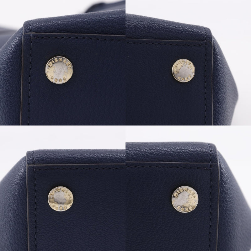 [Michael Kors] Michael Kors 
 hamilton handbag 
 2WAY Shoulder Leather Navy Crossbody Bag, Shoulder Bag, Handbag, 2way, A5 Fastener hamilton ladies