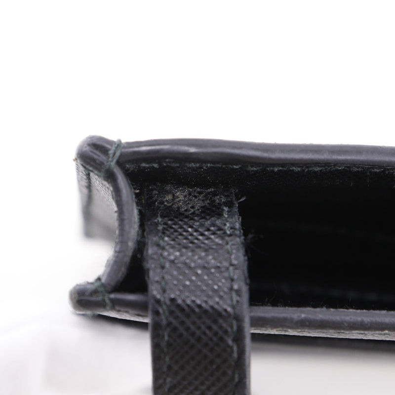 [PRADA]PRADA
 mini bolso de hombro 
 Bandolera Saffiano negra con botones a presión, minibandolera unisex de rango B