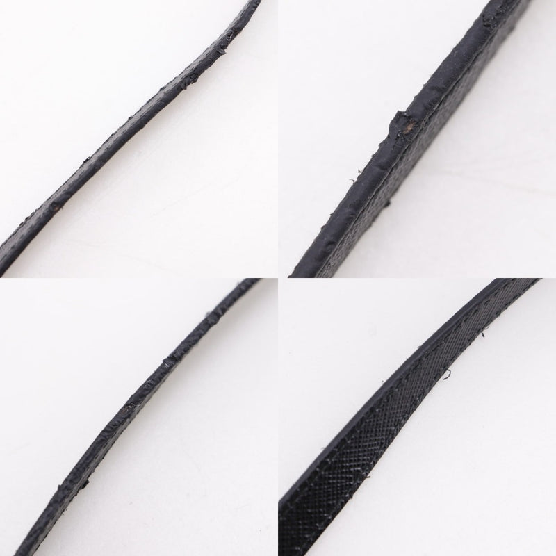 [PRADA]PRADA
 mini bolso de hombro 
 Bandolera Saffiano negra con botones a presión, minibandolera unisex de rango B