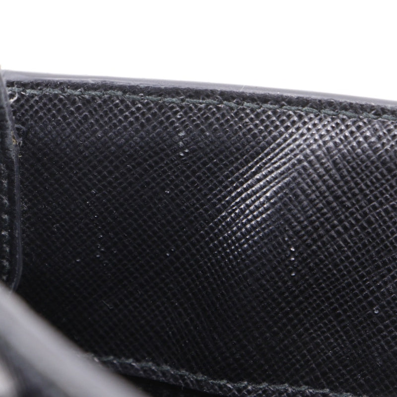 [PRADA]PRADA
 mini bolso de hombro 
 Bandolera Saffiano negra con botones a presión, minibandolera unisex de rango B