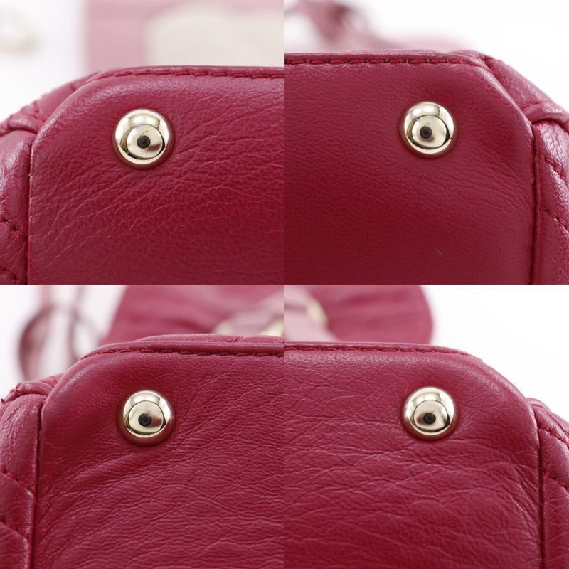 [ZANELLATO] ZANELLATO 
 Bolso De Hombro Postina S Zeta 
 2WAY Bolso bandolera de cuero rosa para colgar, 2 vías, cierre de giro A5 Postina S Zeta para mujer