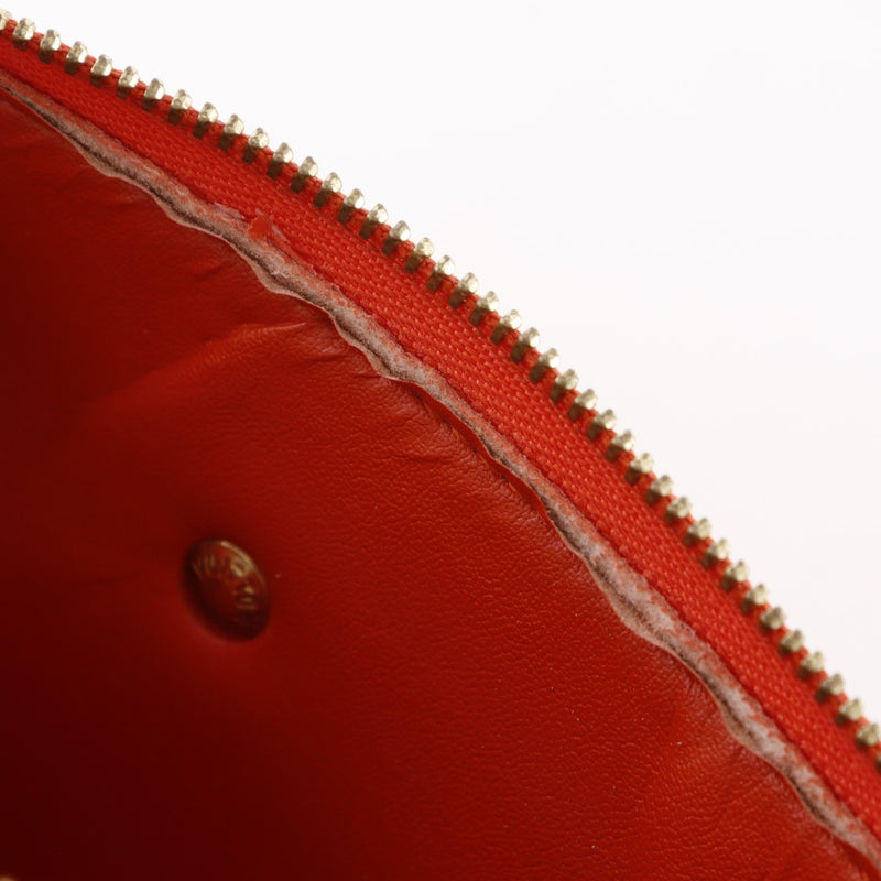 [LOUIS VUITTON]LOUIS VUITTON
 Bolso de hombro Lexington con flores 
 Bolsa de accesorios M92247 MonogramVernis Naranja VI1011 Flor grabada Hombro Cremallera Flor lexington Damas