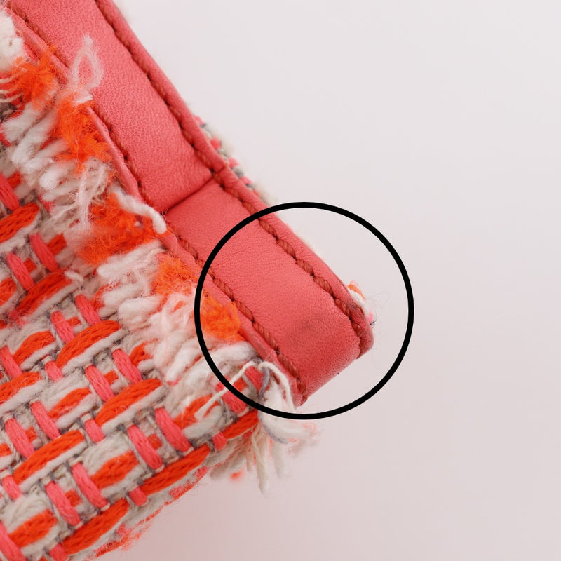 [Kate Spade]Kate Spade 
 ChainShoulder Shoulder Bag
 Tweed Orange Shoulder Bag,A5 Flap ChainShoulder Women's