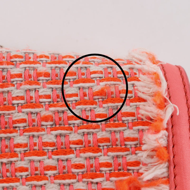 [Kate Spade]Kate Spade 
 ChainShoulder Shoulder Bag
 Tweed Orange Shoulder Bag,A5 Flap ChainShoulder Women's