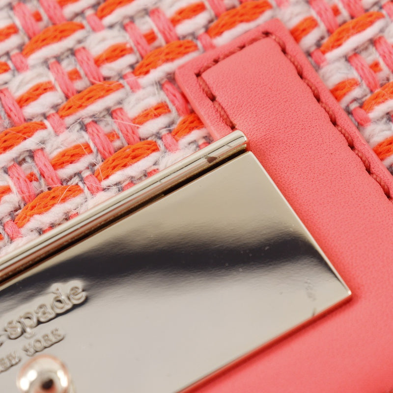 [Kate Spade]Kate Spade 
 ChainShoulder Shoulder Bag
 Tweed Orange Shoulder Bag,A5 Flap ChainShoulder Women's