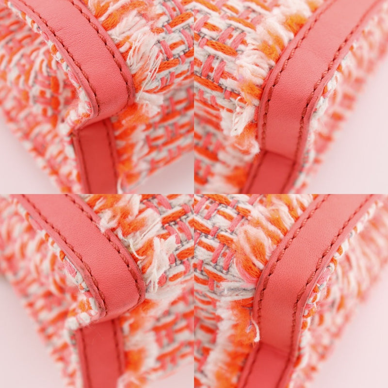 [Kate Spade]Kate Spade 
 ChainShoulder Shoulder Bag
 Tweed Orange Shoulder Bag,A5 Flap ChainShoulder Women's