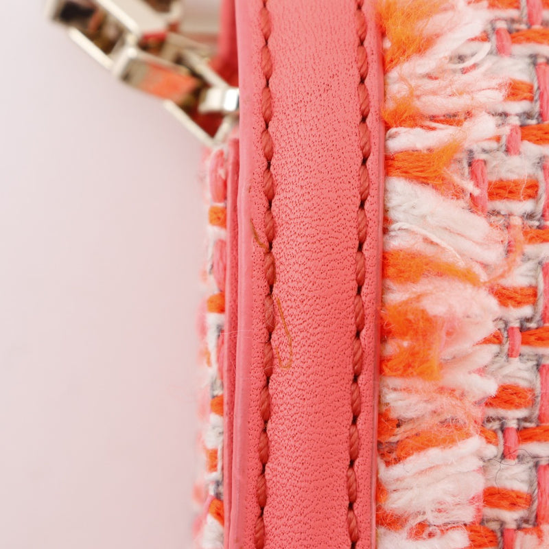 [Kate Spade]Kate Spade 
 ChainShoulder Shoulder Bag
 Tweed Orange Shoulder Bag,A5 Flap ChainShoulder Women's