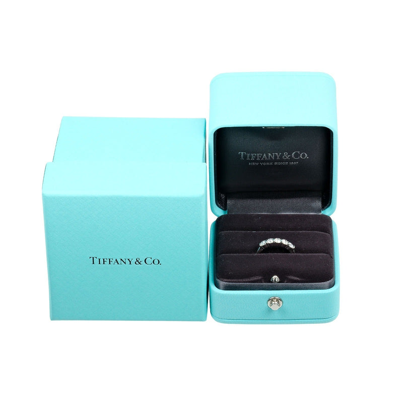 【TIFFANY&Co.】ティファニー
 フォーエバー エンブレイス 9号 リング・指輪
 Pt950プラチナ×5Pダイヤモンド 約3.69g Forever Embrace レディースAランク