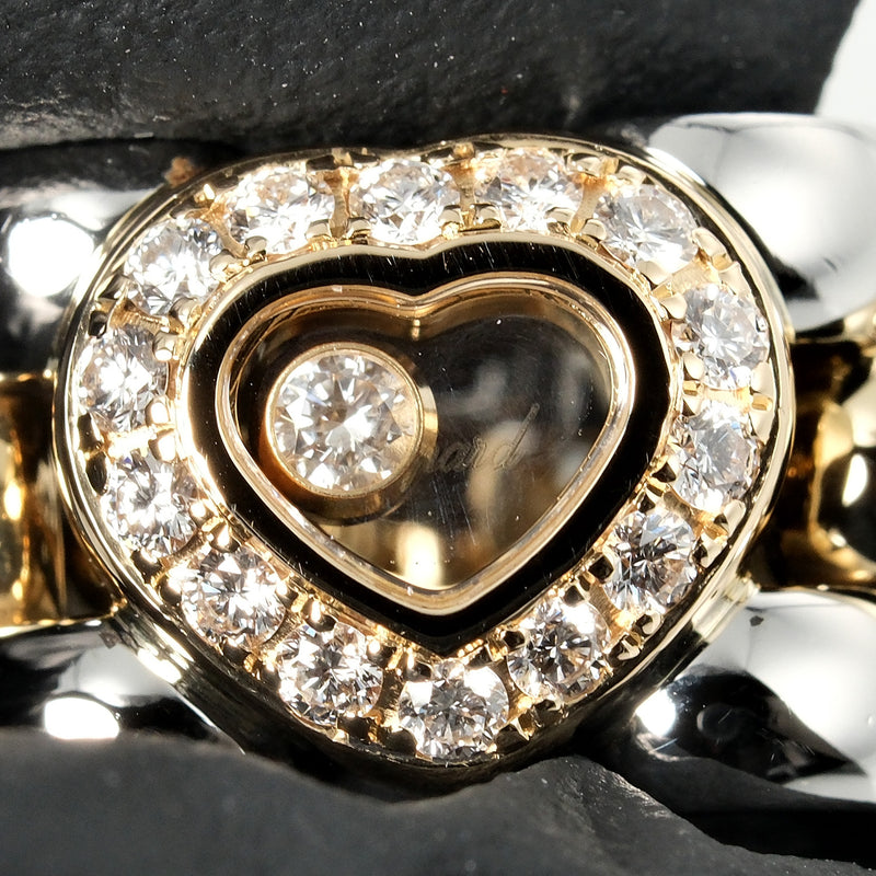 [CHOPARD] Chopard 
 Happy Diamond No. 7 Ring / Ring 
 11.8g K18 Yellow Gold x Diamond x Stainless steel about 11.8g Happy Diamond Ladies A+Rank