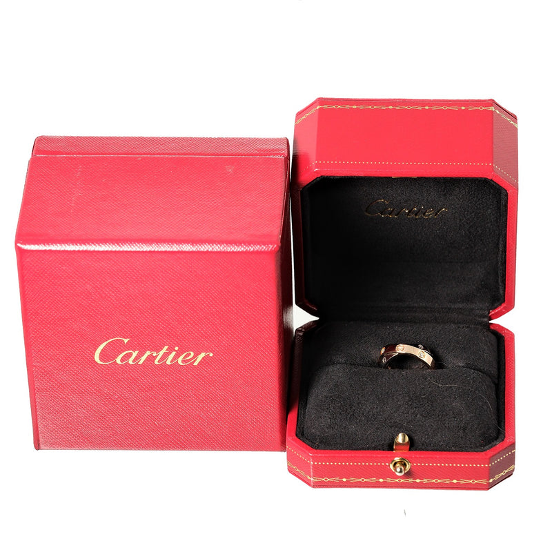 CARTIER】カルティエ ビーラブ 6号 リング・指輪 6P ダイヤモンド 6.29g K18ゴールド×PG WG 約6.29g Be –  KYOTO NISHIKINO