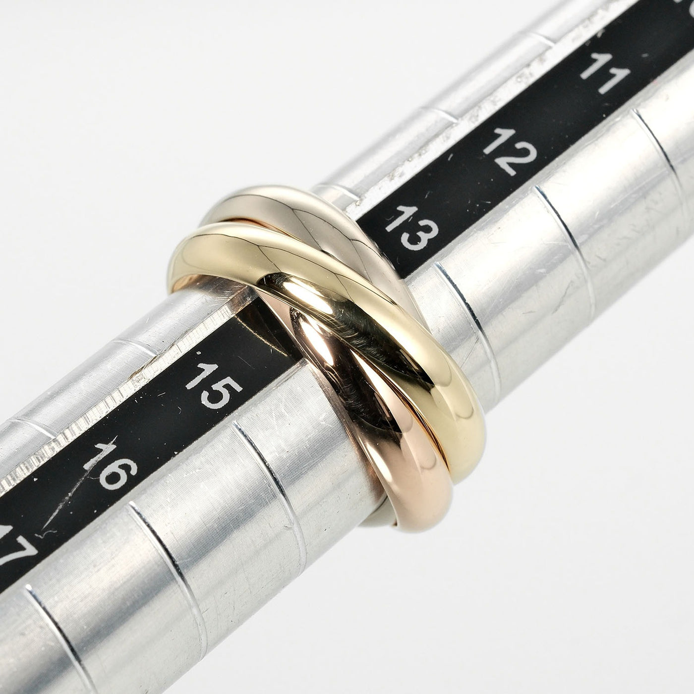 CARTIER】カルティエ トリニティ 14号 リング・指輪 11.68g K18ゴールド×YG PG WG 約11.68g Trinit –  KYOTO NISHIKINO