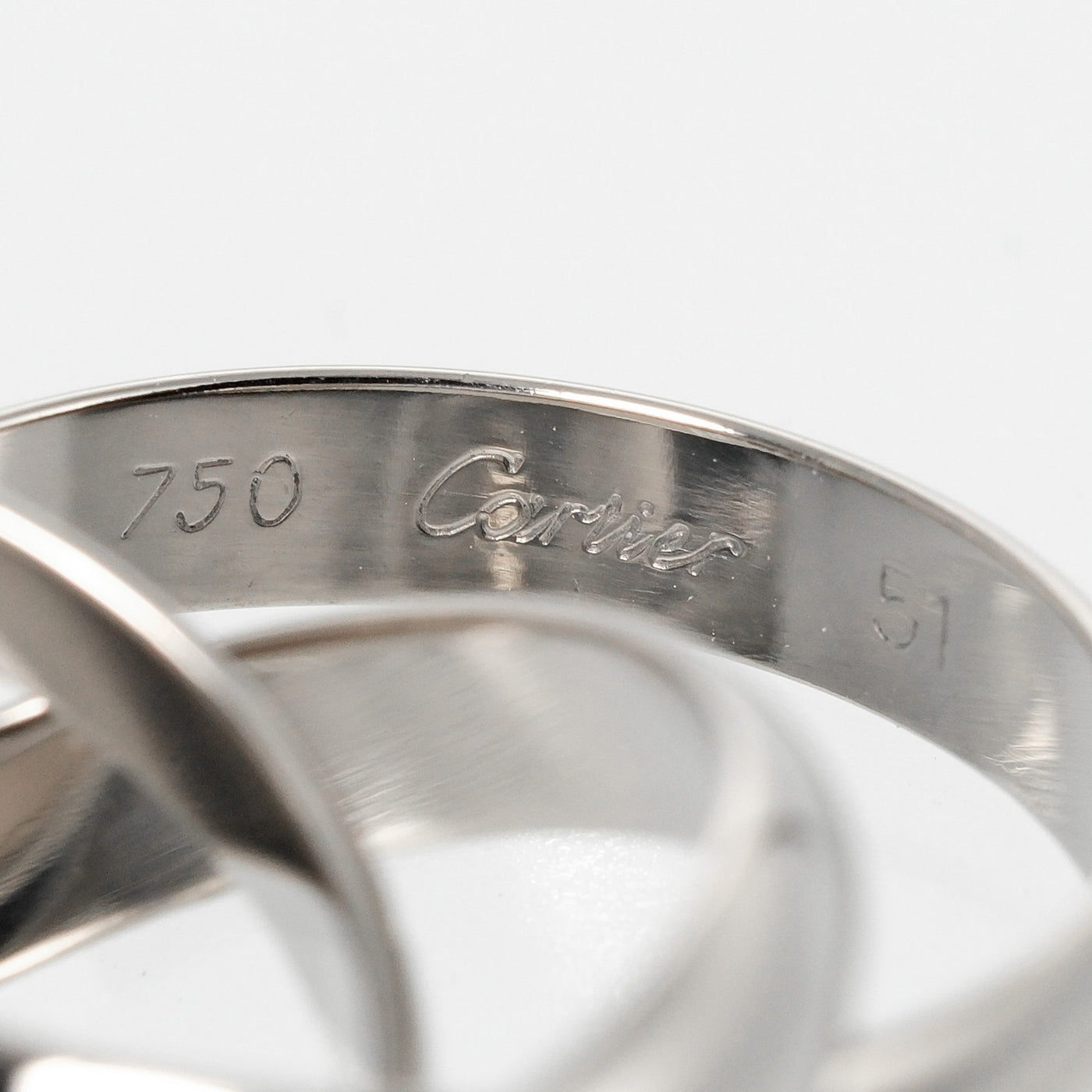 CARTIER】カルティエ トリニティ 11号 リング・指輪 7.95g K18ホワイト