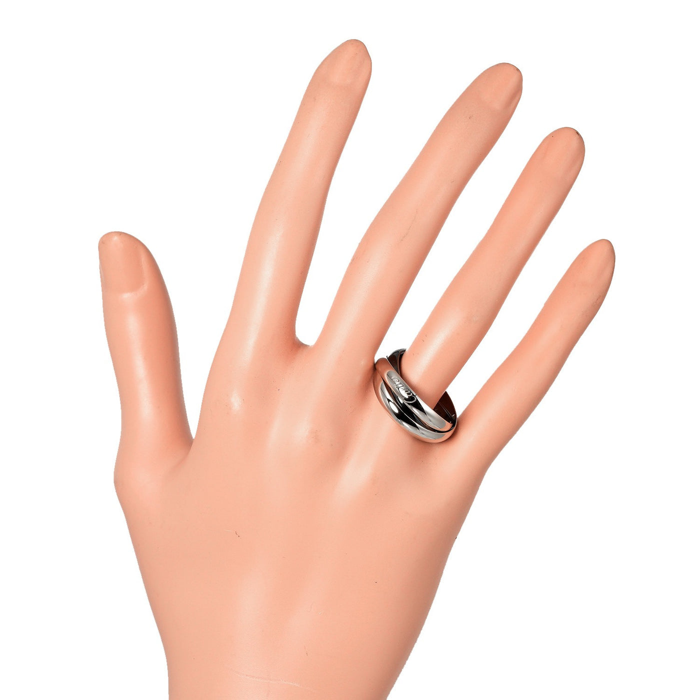 CARTIER】カルティエ トリニティ 20号 リング・指輪 7.5g K18ホワイト