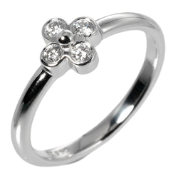 [Tiffany & co.] Tiffany 
 Anillo / anillo No. 7 
 Diamante 4p Diamond Flower Lace 3.29g PT950 Platino x diamantes aproximadamente 3.29g Damas A+Rango