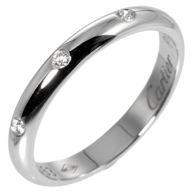 [Cartier] Cartier 
 1895 Wedding No. 6 Ring
 PT950 Platinum x 3P Diamond about 2.64g 1895 Wedding Ladies A+Rank