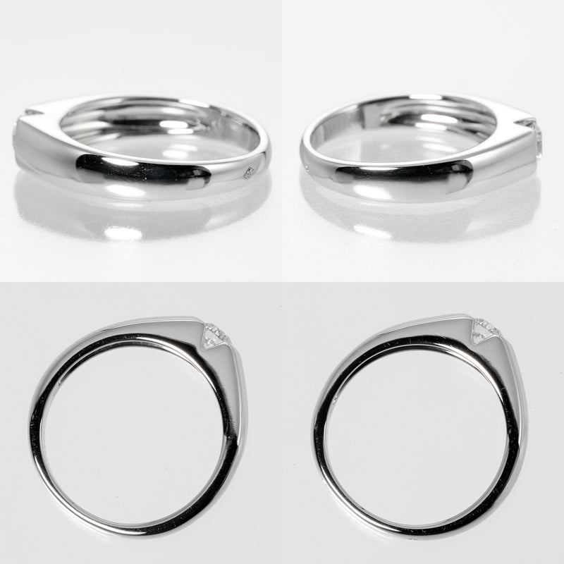[CHAUMET] Shome 
 Fidelite No. 12 Ring / Ring 
 0.25ct VS2/E/VG PT950 Platinum x Diamond about 5.95g Fidelite Ladies A+Rank