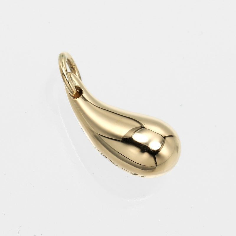 [Tiffany＆Co。]蒂法尼 
 滴滴吊坠顶 
 K18黄金约2.53克泪珠女士A+等级