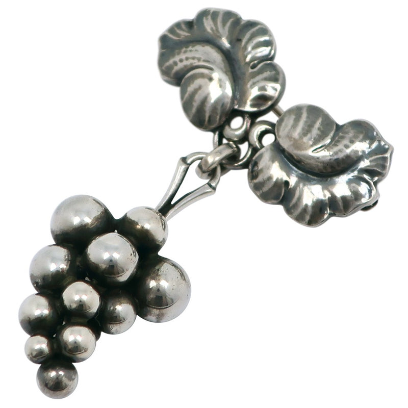 [Georg Jensen] Georg Jensen Moonlight Grape Brooch