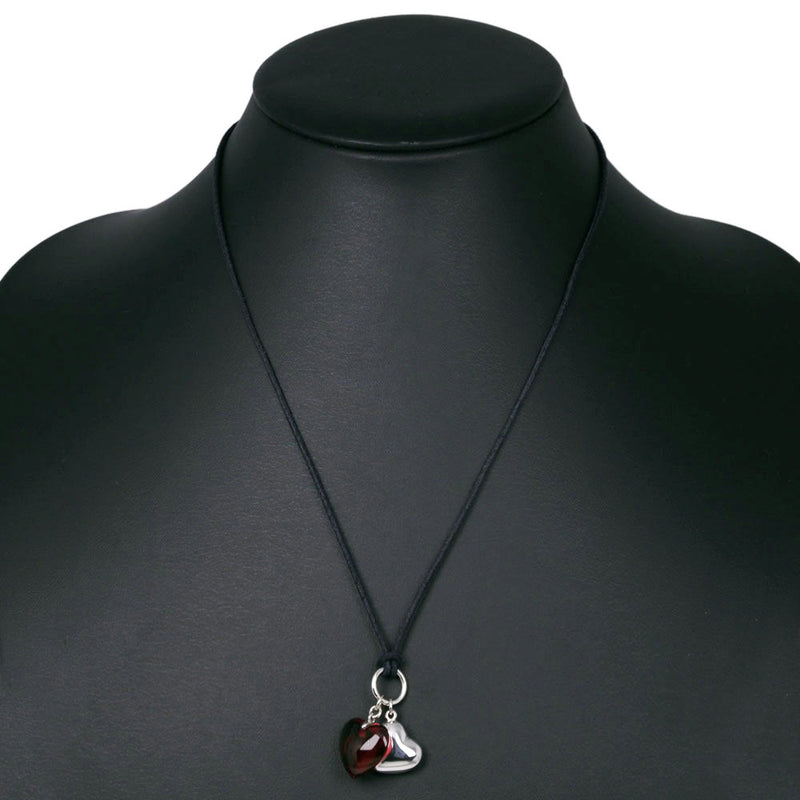 [Baccarat] Baccarat Double Heart Necklace